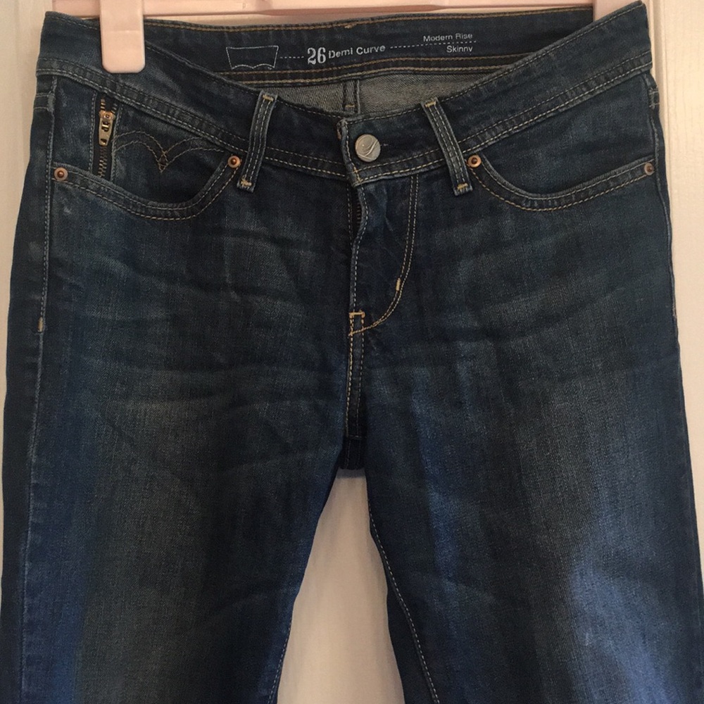 Levis Modern rise demi curve skinny jeans